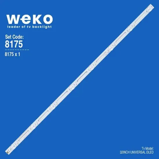 32" Universal DLED TV Panel LED Bar - 8 LED 6V 59 CM (No: 1596 / Kod: 8175) resmi