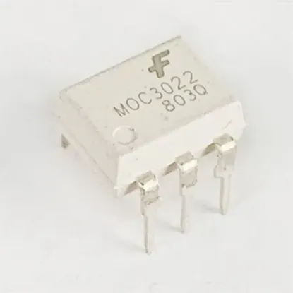 MOC 3022 DIP-6 Triac Çıkışlı Optokuplör Entegresi resmi