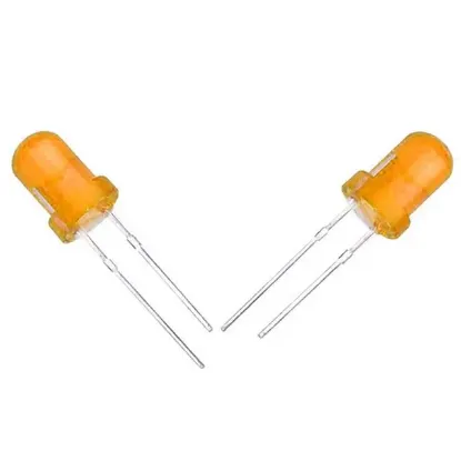 Halmet Mantar Led 4.8mm Turuncu resmi
