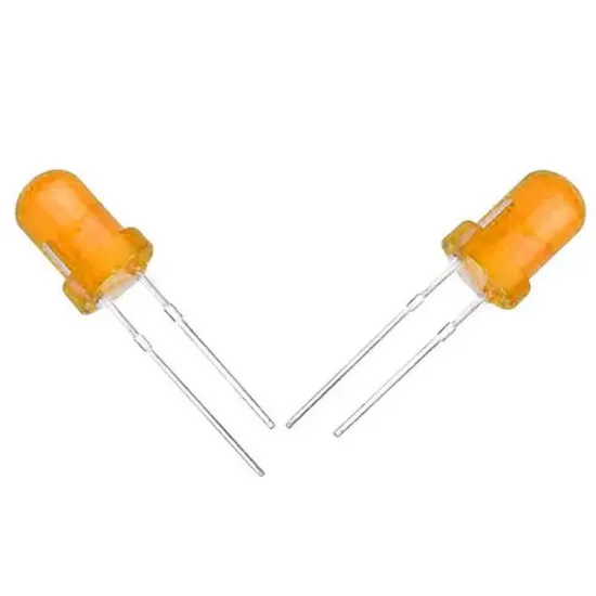 Halmet Mantar Led 4.8mm Turuncu resmi