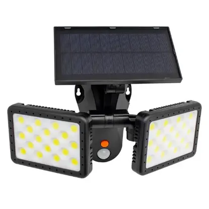 Powermaster Sensörlü 36 Cob Ledli Solar Aydınlatmalı Duvar Lambası W770B resmi