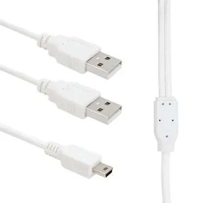 Powermaster USB 2 A Erkek-Mini USB 5 Pin 1 Metre Kablo resmi