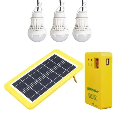 Powermaster Solar Aydınlatma Seti Çok Uçlu 3 Ampullü resmi