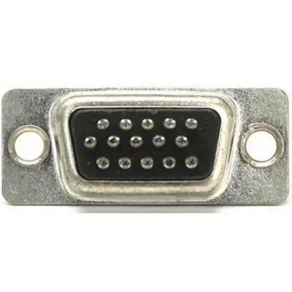 Elektromer 15 Pin Erkek 3 Sıra D-Sub Konnektör resmi