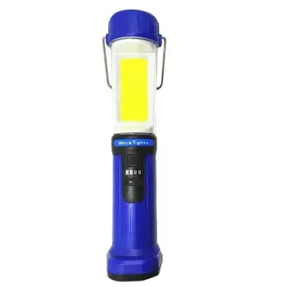 Powermaster HK-802 Şarjlı 30 Beyaz + 20 Mavi-Kırmızı Smd Led / 55 Cob Ledli 5 Modlu Çalışma Lambası resmi