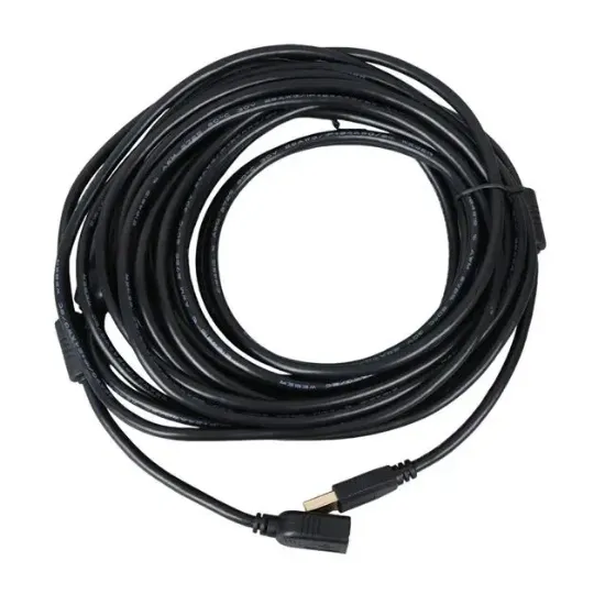 Powermaster PM-11955 10 Metre USB-A 2.0 Dişi Erkek Uzatma Kablosu Siyah resmi