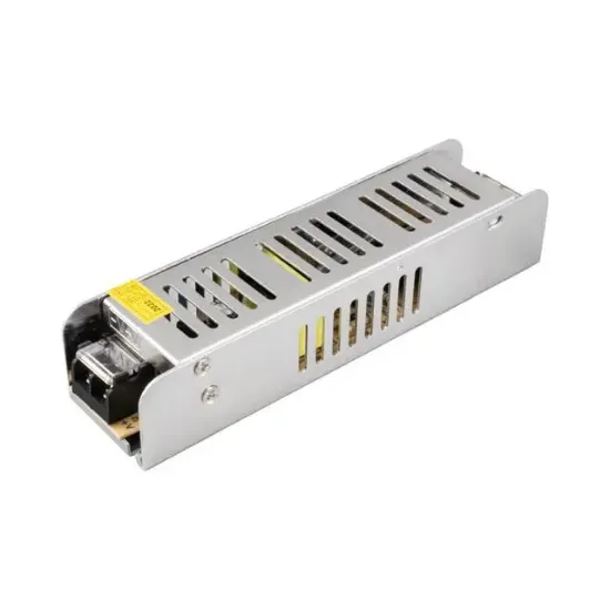 Powermaster PM-13247 12 Volt - 5 Amper Slım Kasa Metal Adaptör (158*40*30) resmi