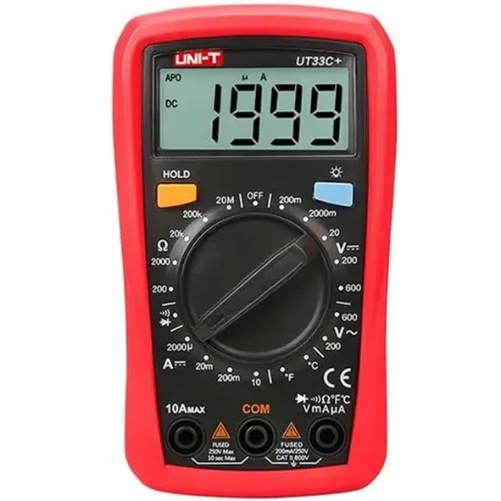 Uni-T UT-33C Dijital Multimetre Ölçü Aleti (Seri 2) resmi