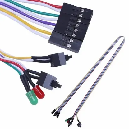 PowerMaster PM-14367 Bilgisayar PC Kasa Kablosu 65cm (Power Led, HDD Led, Reset SW, Power SW) resmi