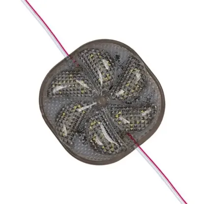PowerMaster PM-14696 12 Volt 3 Watt Soğuk Beyaz Yanıp Sönen Çakar 6565-2835 Modül Led 65x65x12mm resmi