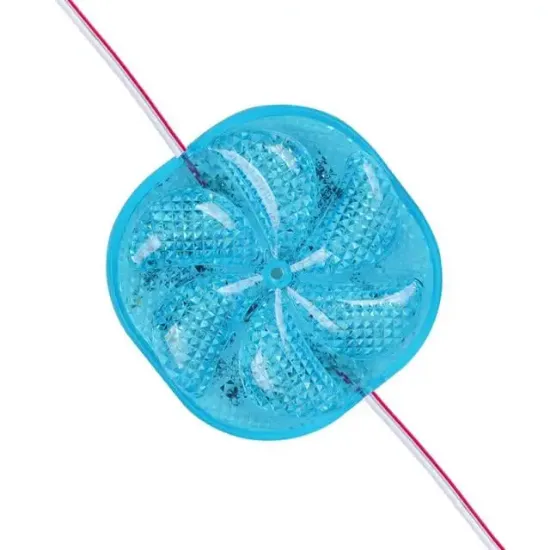 PowerMaster PM-14698 12 Volt 3 Watt Mavi Yanıp Sönen Çakar 6565-2835 Modül Led 65x65x12mm resmi