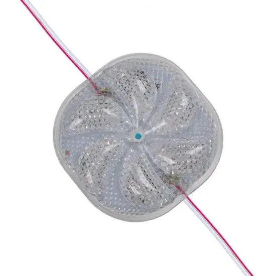 PowerMaster PM-14702 12 Volt 3 Watt RGB Yanıp Sönen Çakar 6565-2835 Modül Led 65x65x12mm resmi