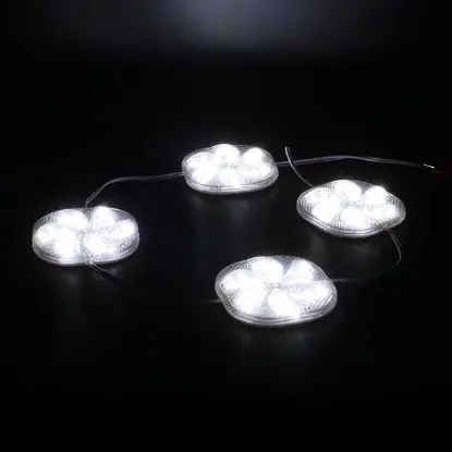 PowerMaster PM-14704 12 Volt 3 Watt Soğuk Beyaz Sabit 6565-2835 Modül Led 65x65x12mm resmi