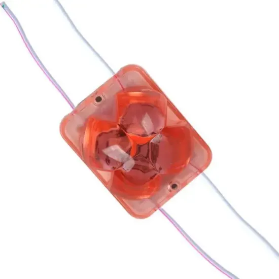 Powermaster PM-14712 12 Volt 2 Watt Kırmızı Yanıp Sönen Çakar 4333-3030 Modül Led 43x33x28mm resmi