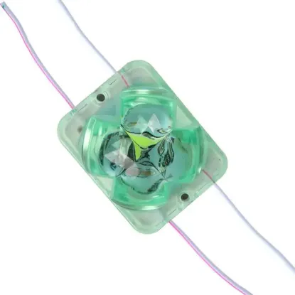 Powermaster PM-14714 12 Volt 2 Watt Yeşil Yanıp Sönen Çakar 4333-3030 Modül Led 43x33x28mm resmi