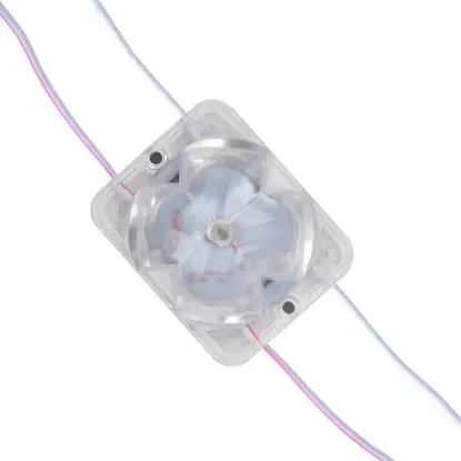 Powermaster PM-14718 12 Volt 2 Watt RGB Yanıp Sönen Çakar 4333-3030 Modül Led 43x33x28mm resmi