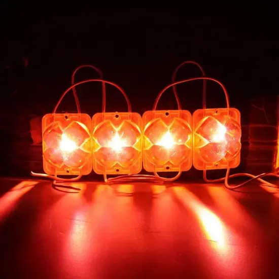 Powermaster PM-14720 12 Volt 2 Watt Kırmızı Sabit 4333-3030 Modül Led 43x33x28mm resmi