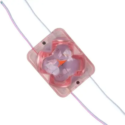 Powermaster PM-14724 12 Volt 2 Watt Pembe Sabit 4333-3030 Modül Led 43x33x28mm resmi