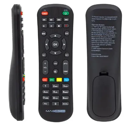 Magbox Marginal - Orbit - President Akıllı Tv Özellikli HD Uydu Alıcı Kumandası resmi