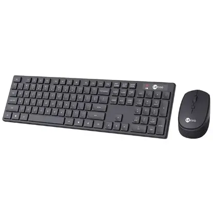 Lenovo Lecoo KM2001 Kablosuz Q Klavye - Mouse Set resmi