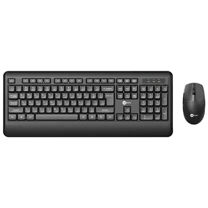 Lenovo Lecoo KW202 Kablosuz Q Klavye - Mouse Set Siyah resmi