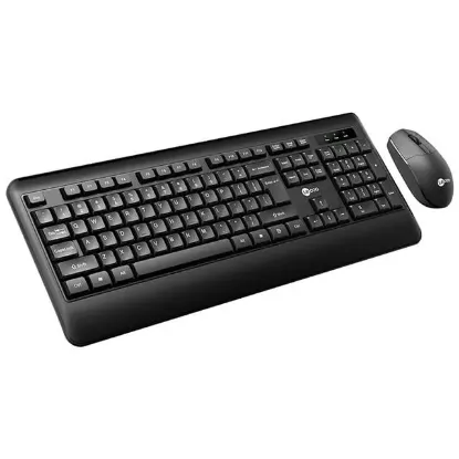 Lenovo Lecoo KW202 Kablosuz Q Klavye - Mouse Set Siyah resmi