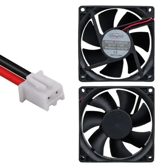 PowerMaster IC-216 Fırçasız DC Fan 80X80X25mm 12 Volt 3 Pin (Seri 2) resmi