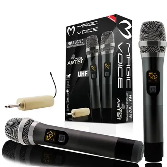 Magicvoice MV-1302EE  2 El Kablosuz Mikrofon resmi