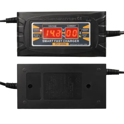 Powermaster SON-1206D 12 Volt 6 Amper Dijital Göstergeli Akıllı Akü Şarj Cihazı resmi