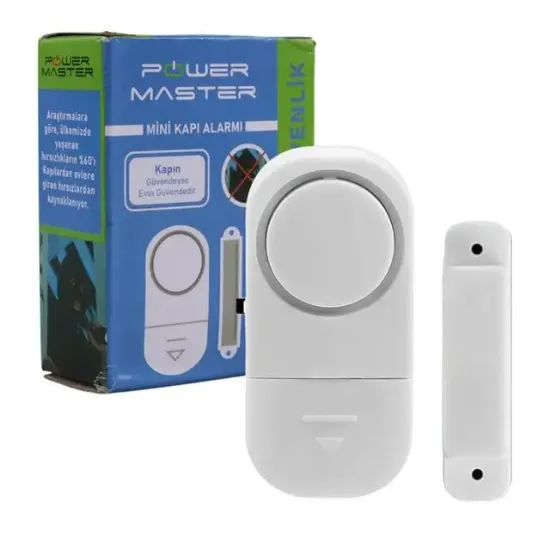 PowerMaster PM-17795 Mini Manyetik Pencere Ve Kapı Güvenlik Alarmı resmi