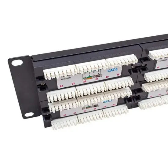 Powermaster PM-18501 48 Port UTP CAT6 Patch Panel resmi