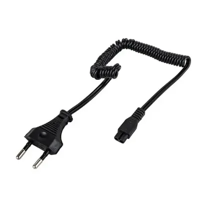 220 Volt Spiral Model Ceyran Power Kablo 1 Metre (Traş Makineleri-Işıldaklar İçin) resmi