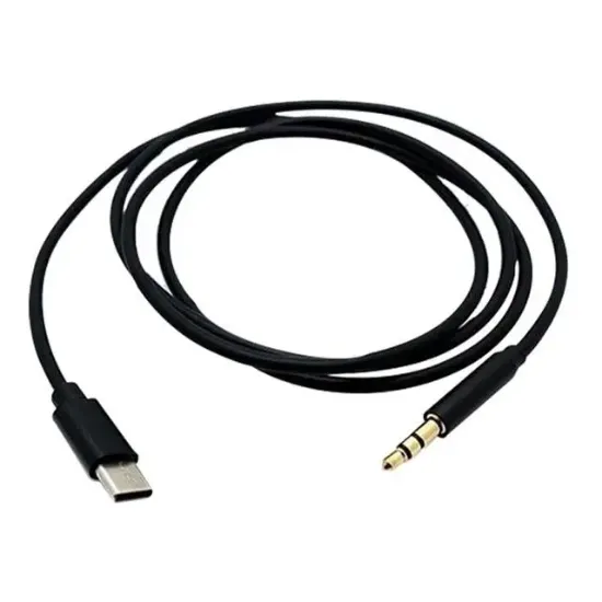 PowerMaster JH-007 Type-C to 3.5mm Aux Ses Kablosu Telefon ve Laptop Uyumlu resmi