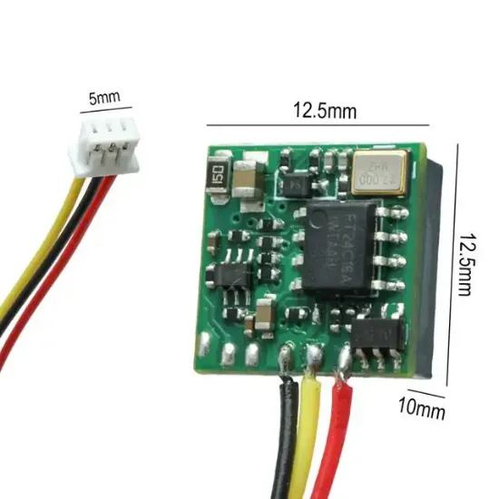 Hello HL-19305 800TVL 1/4 MT499 Sensör Mini Kamera 3.6mm 1280X960P 12x12x10mm resmi