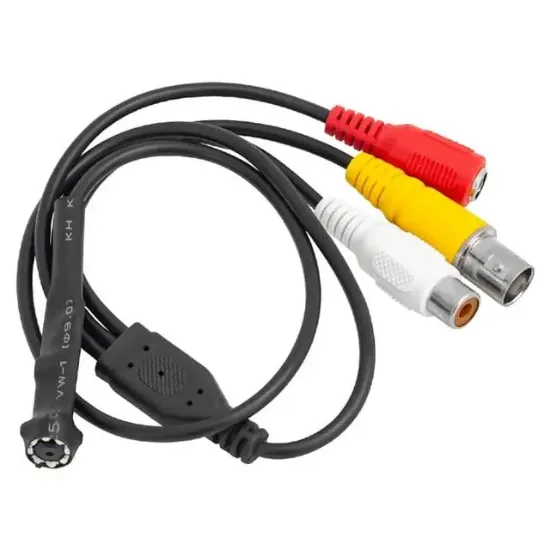 PowerMaster PM-19307 2mp 3.7mm 1080p 2000 TVL Analog CVBS Yuvarlak Mini Tip Mikrofonlu Kamera resmi