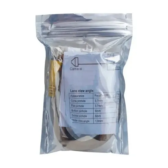 PowerMaster PM-19307 2mp 3.7mm 1080p 2000 TVL Analog CVBS Yuvarlak Mini Tip Mikrofonlu Kamera resmi