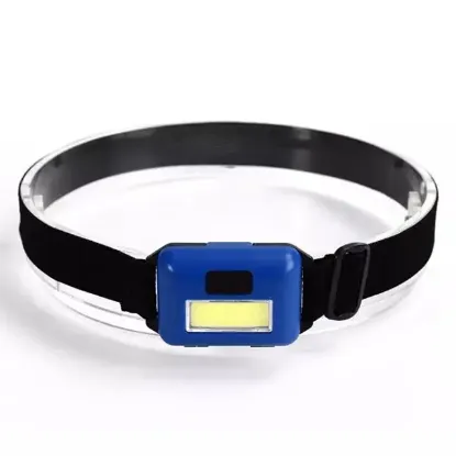 PowerMaster T-89 3 Watt Cob Ledli AAA Pilli Mini Kafa Lambası Feneri resmi
