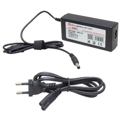 Powermaster PM-1980 12 Volt - 3 Amper - 36 Watt 5.5*2.5 Mm Uçlu Plastik Kasa Masaüstü Adaptör resmi