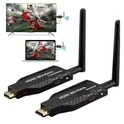 PowerMaster PM-19864 5.8G Kablosuz HDMI Görüntü Aktarıcı 50 Metre Wireless Uzatıcı resmi
