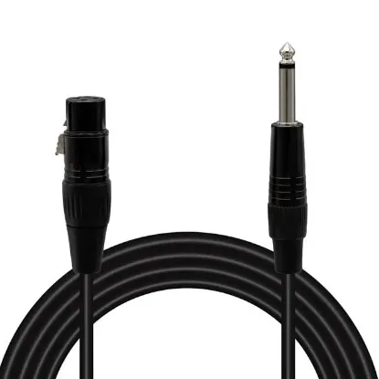 Magicvoice LD379 XLR Canon Dişi - 6.3 Mm Mono Erkek 1 Metre Kablo resmi