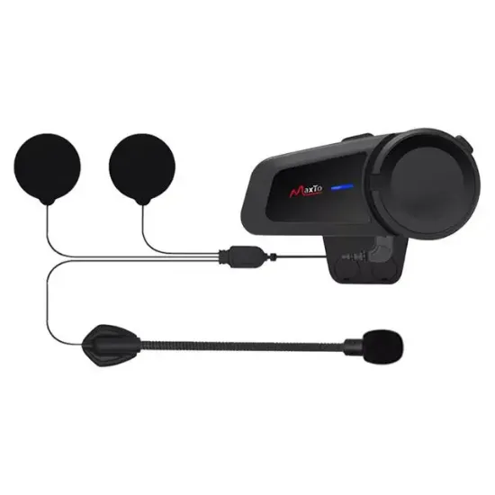 Powermaster M2 Motosiklet Bluetooth Intercom Kulaklık 6 Kişi Destekli resmi