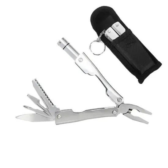 Sunup SN-20925 Çok Fonksiyonlu Pense - Fener - Çakı Seti resmi