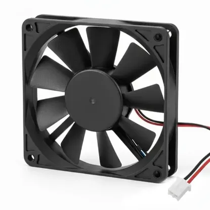 PowerMaster PM-21377 90x90x25mm 9X9 12V DC 0.20A PC Kasa Fanı 2 Pin Soketli resmi