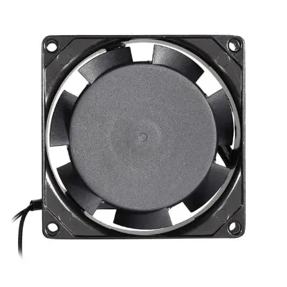 PowerMaster PM-21379 90x90x25mm 9X9 Metal Kasa Plastik Pervane AC220 Volt Fan resmi