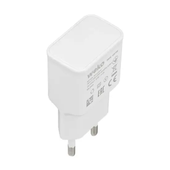 Weko WK-21434 2.1 Amper Telefon Şarj Adaptörü + Micro USB Kablo resmi