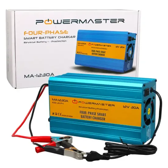 Powermaster MA-1230A 12 Volt - 30 Amper Dört Fazlı Akıllı Akü Şarj Cihazı resmi