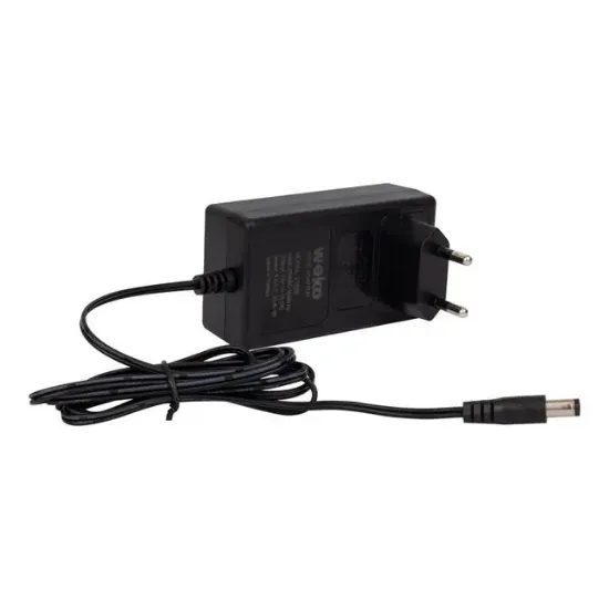 Weko 14.4 Volt - 1 Amper 5.5*2.5 Uçlu Plastik Işıklı Kasa Priz Tip Adaptör resmi