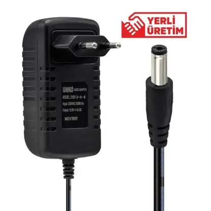 Weko 12.6 Volt 1 Amper 5.5 x 2.5 Uçlu Şarjlı Matkap Adaptörü resmi