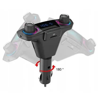 PowerMaster PM-22010 Bluetooth - SD Hafıza Kartı - Aux - Flash Bellek FM Transmitter resmi