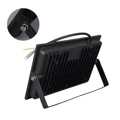 Powermaster PM-22572 100 Watt - 220 Volt 6500K IP66 150* Işık Açısı Siyah Slim Kasa Beyaz Led Projektör resmi